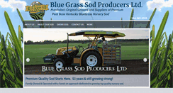 Desktop Screenshot of bluegrass-sodproducers.com