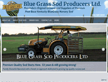 Tablet Screenshot of bluegrass-sodproducers.com